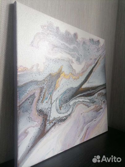 Интерьерная картина. Абстракция. Fluid Art