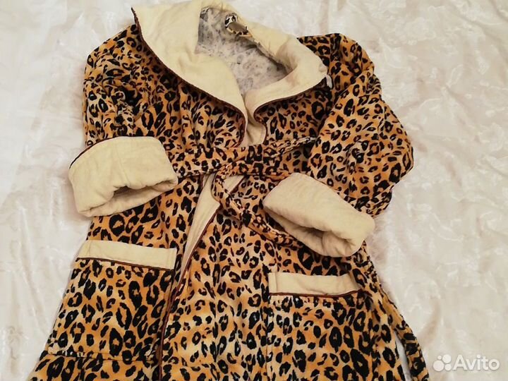 Халат велюрово - махровый. Натуральный 100