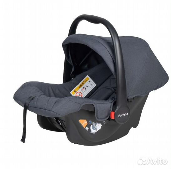 Коляска-трансформер Farfello Baby Shell 3в1 Серый