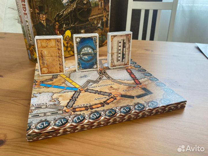 Ticket to Ride: Europe - в плёнке, русские правила