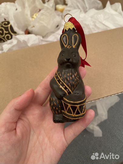 Ариель елочные игрушки шоколад стекло