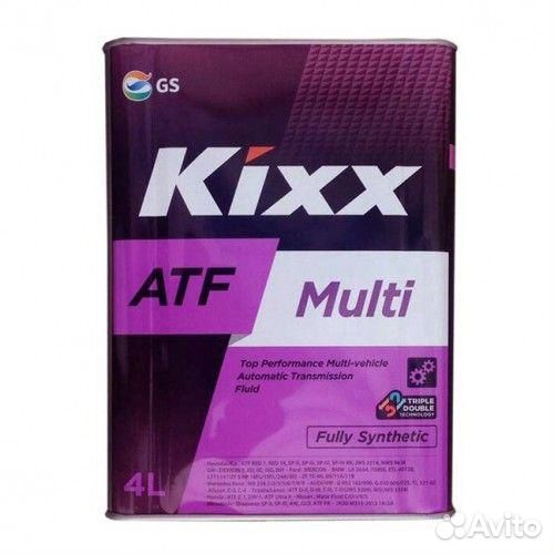 Масло трансмиссионное kixx ATF Multi Plus (4л)