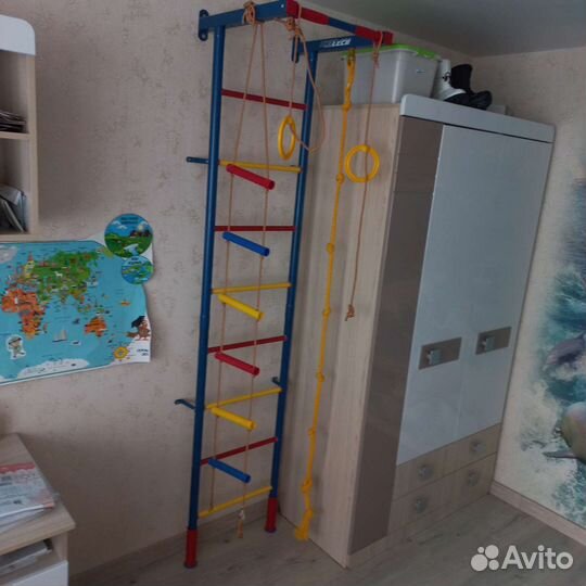 Детский спортивный комплекс пристенный