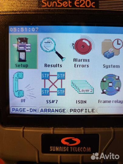 Анализатор сигналов SunSet E20