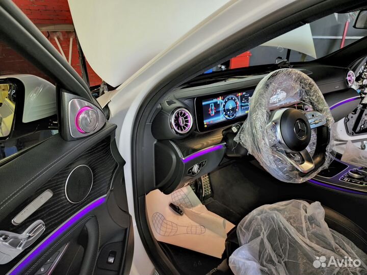 Воздуховоды с подсветкой мерседес 213