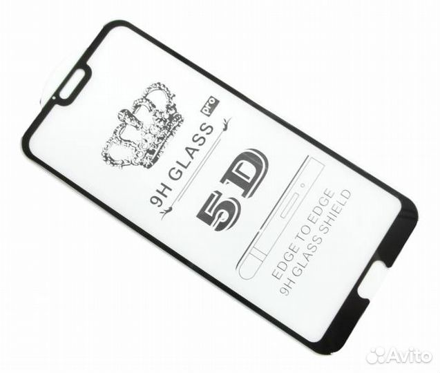 Защитное стекло для Honor 10 Черное#10774