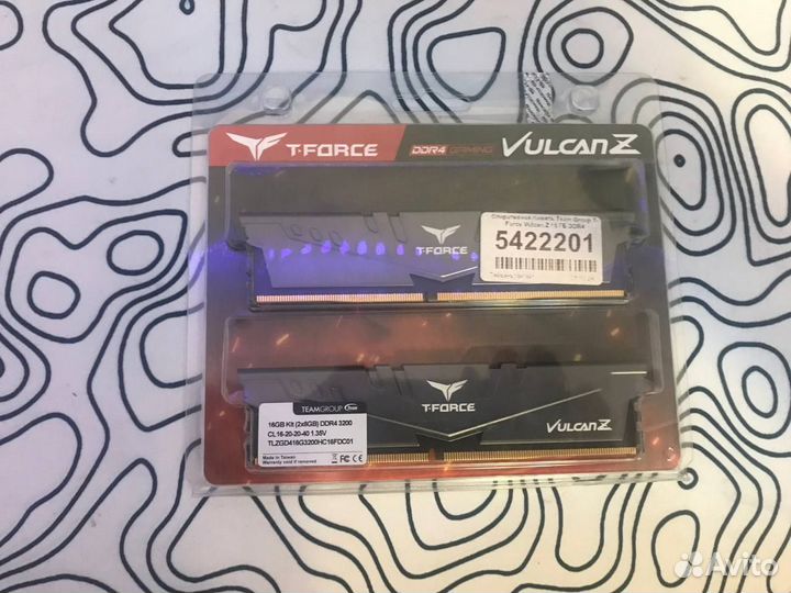 Оперативная память ddr4 16gb 3200 Team Force Vulca