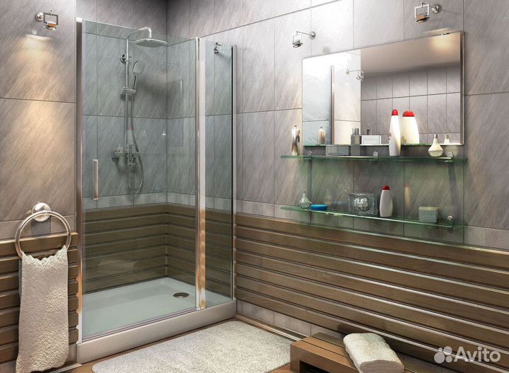 Стеклянная душевая кабина