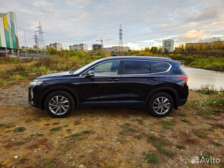 Hyundai Santa Fe 2.0 AT, 2019, 125 000 км