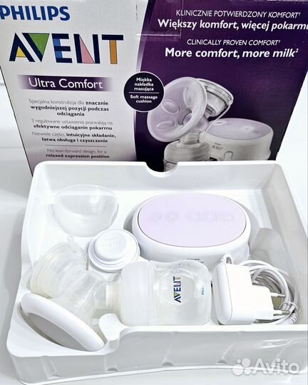 Молокоотсос avent электрический