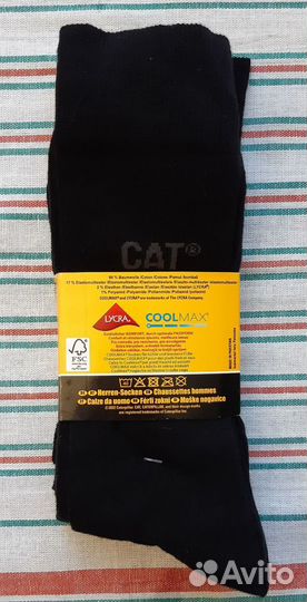 Термоноски 3x Caterpillar CoolMax Lycra 39-46 NEW