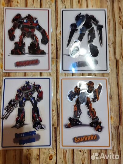 Игрушки. Пазлы трансформеры