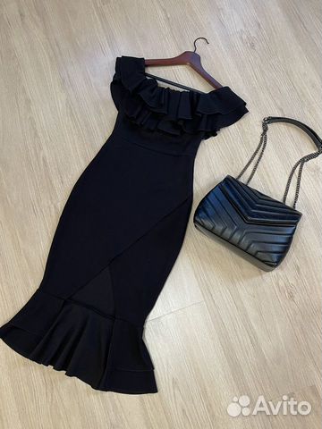 Платье женское черное S