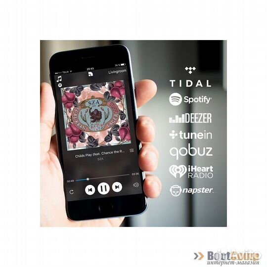 Портативная колонка audio PRO Drumfire Black