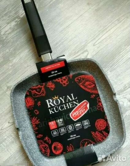 Сковорода гриль новая