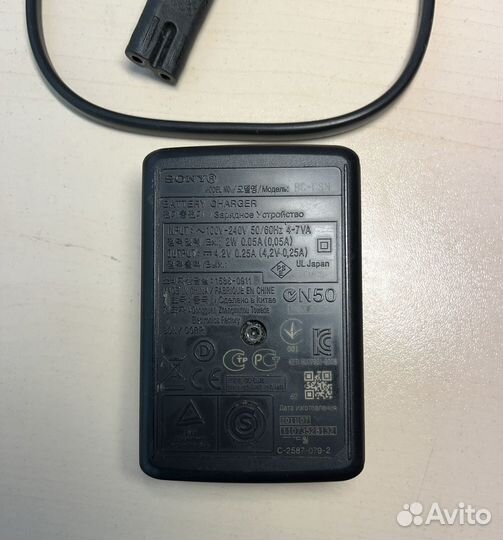 Зарядное устройство sony BC-csnb для NP-BN1