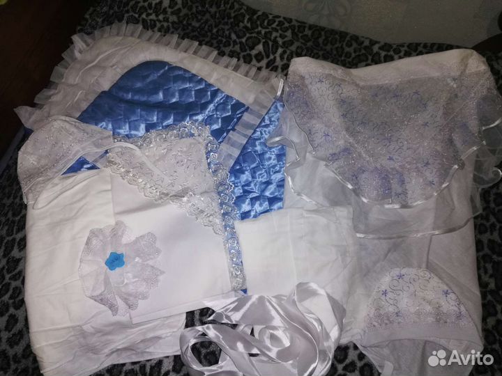 Конверт на выписку для мальчика бу