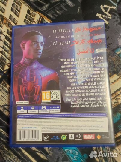 Игры для приставок ps4 Spider-Man morales