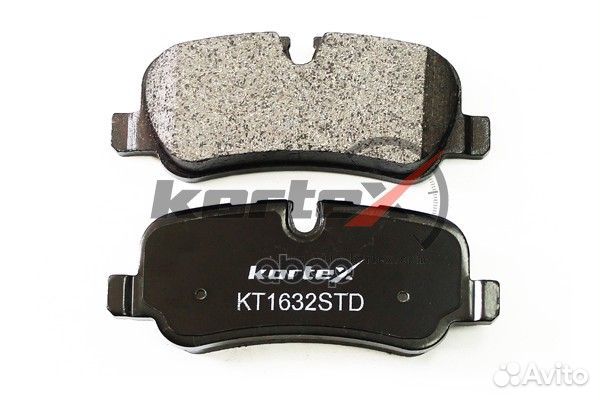 Колодки тормозные дисковые зад KT1632STD kortex