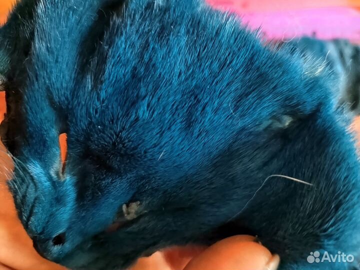 Обрезки норки (головы) для рукоделия