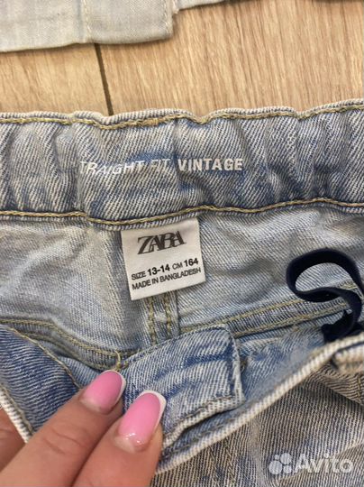 Шорты Zara (164 размер) и рубашка (152 размер)