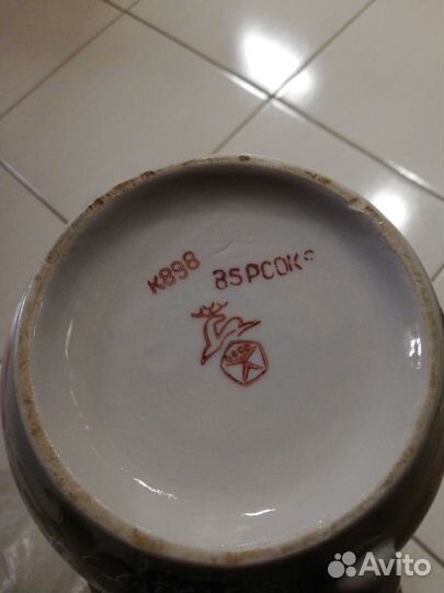 Два чайника Кузяевский фарфоровый завод СССР