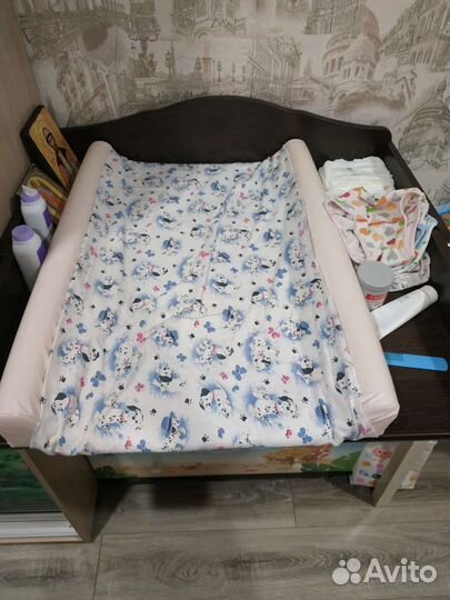 Кроватка детская с пеленальным комодом