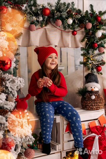 Новогодняя фотосессия с кроликами