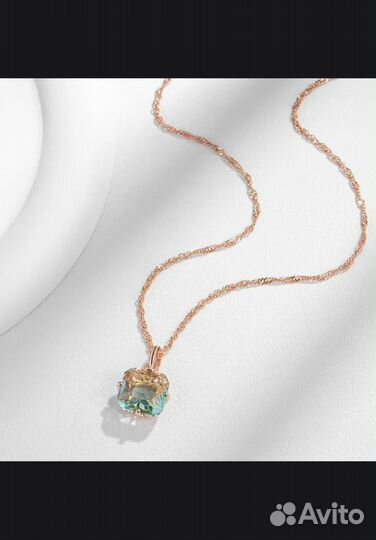 Цепочка с кулоном золото