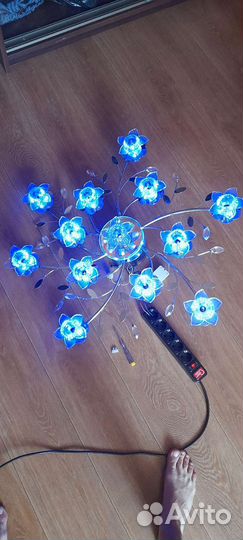 Люстра потолочная светодиодная бу