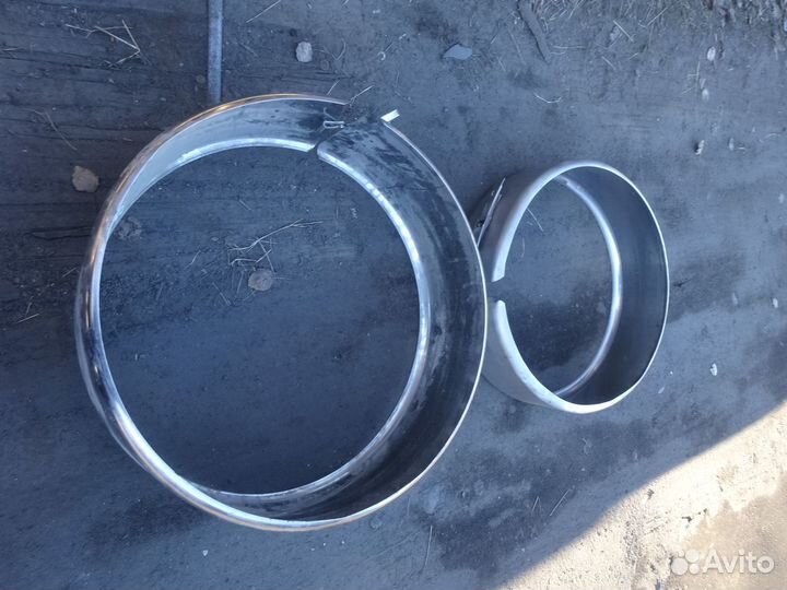 Чехол на запаску хром 15-18 радиус размер 78 на 24