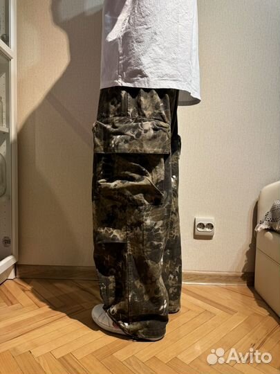 Штаны карго широкие RealTree Camo