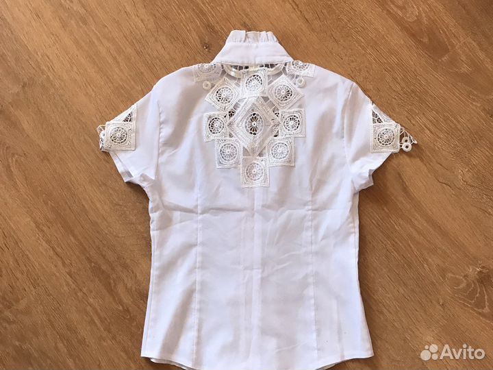 Блузка белая р.140