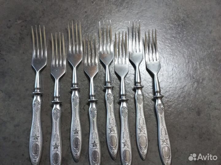 Вилки Звезда,Серп и Молот.арт.им.Кирова. Винтаж