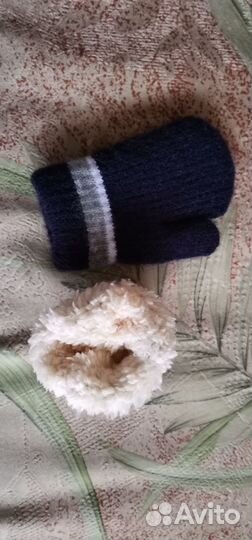 Варежки зимние детские