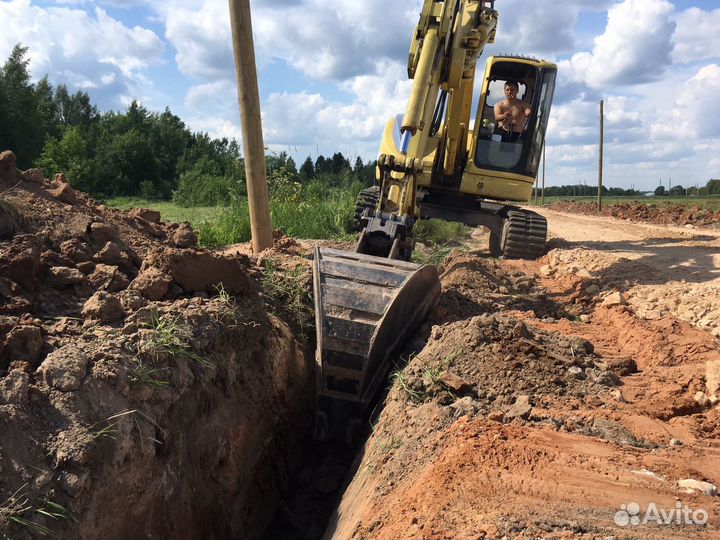 Аренда гусеничного экскаватора 8,5 тонн
