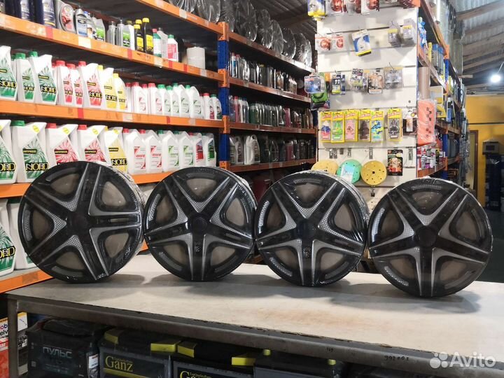 Колпаки колесные Dakar Super Black R15 комплект