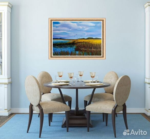 Картина маслом на холсте пейзаж