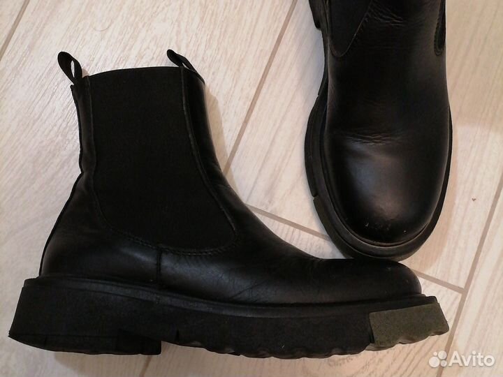 Полусапоги натуральная кожа