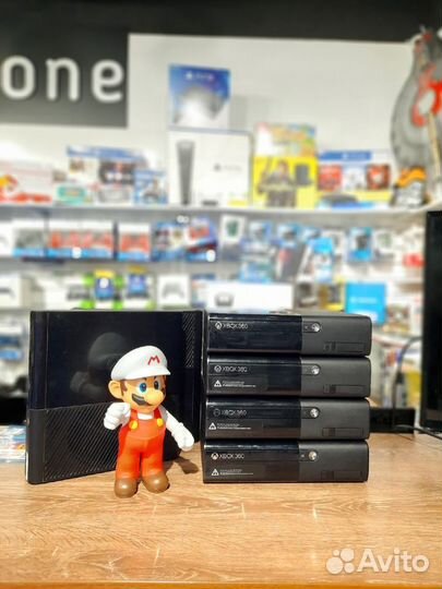 Xbox 360 E + 5 подарков + геймпад V2