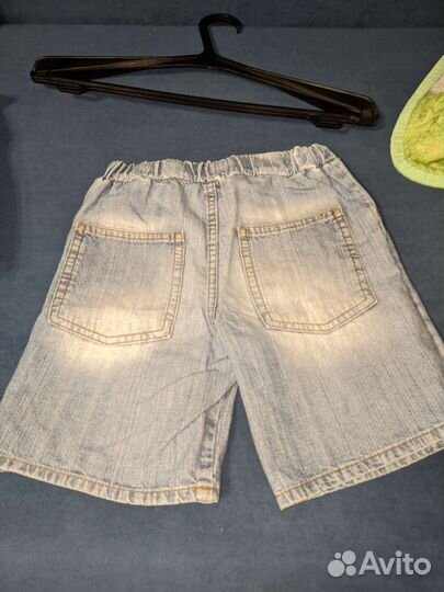 Шорты джинсовые на мальчика на рост 128