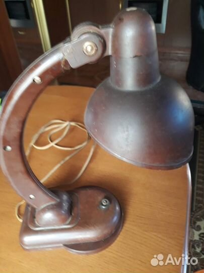 Антикварная настольная лампа