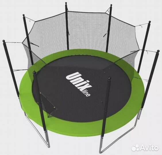 Батут unix line Simple 8 ft Green (inside)