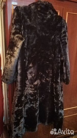 Мутоновая шуба 52-54