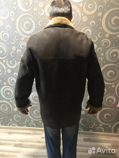 Дубленка натуральная мужская 52 54