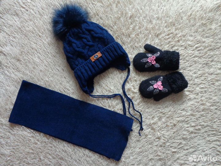Красивые зимние шапочки для девочки