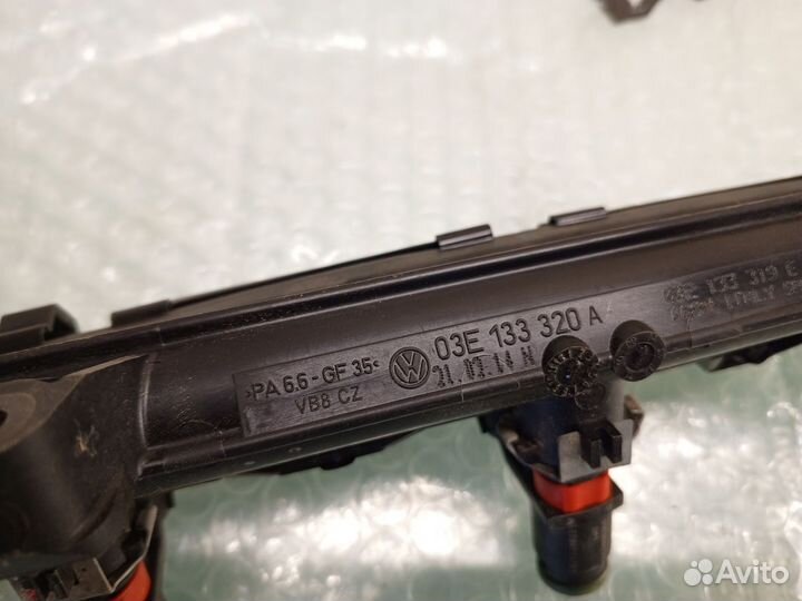 Рампа топливная Skoda Fabia 2 1.2 CGP