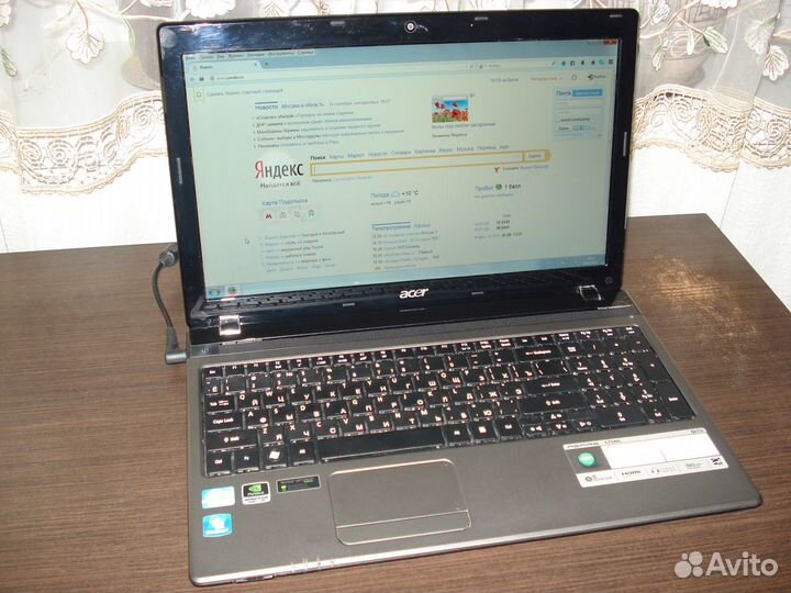 Ноутбук Acer Aspire 5750G Intel Core i5-2410М