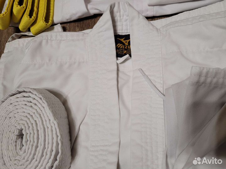 Форма для карате 110, 120 р-р, футы, накладки