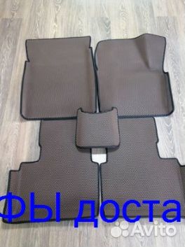 Эва Коврики 3D с бортами для авто